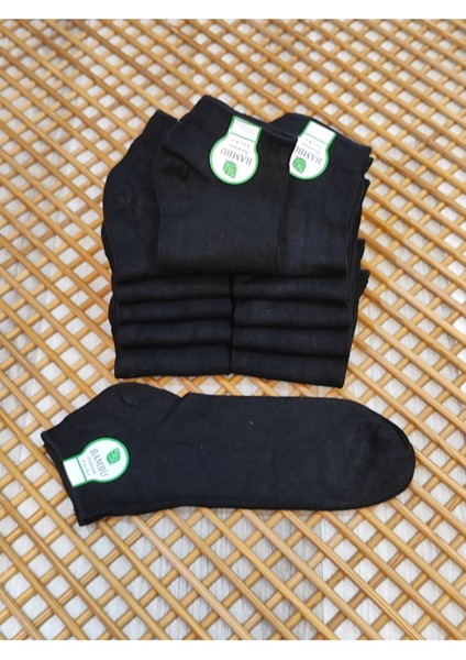 Bambu Patik Erkek 12 Çift Dikişsiz Çorap