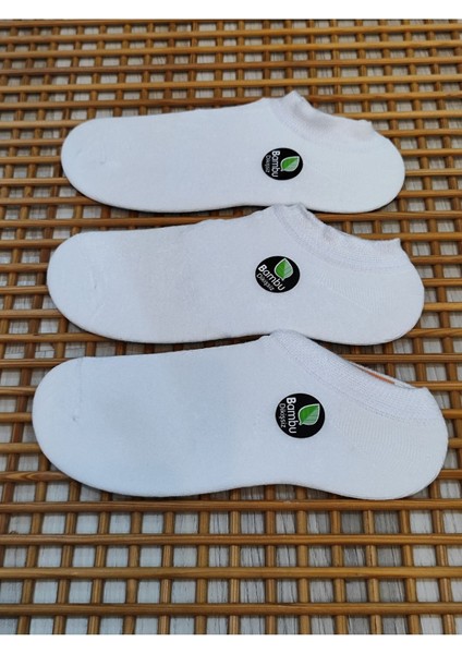 Bambu Sneaker Kadın 3 Çift Dikişsiz Çorap
