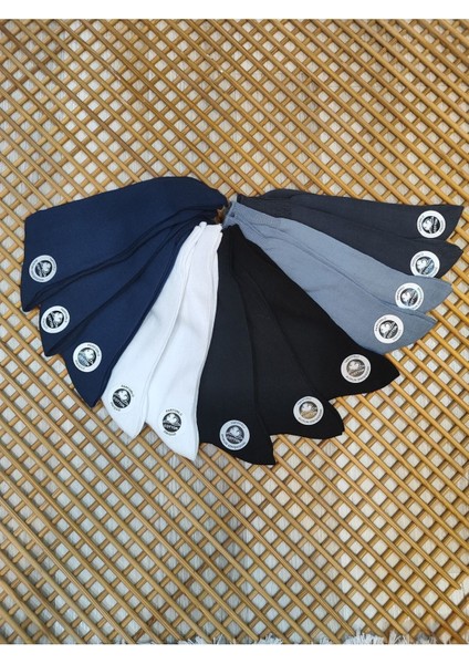 Penye Soket Erkek 12 Çift Dikişsiz Çorap