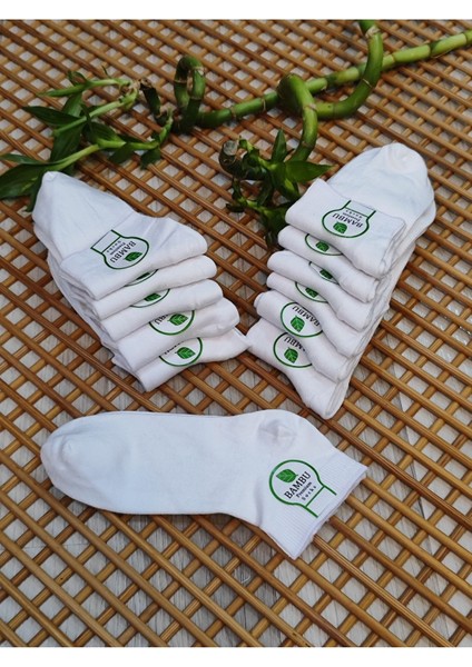 Bambu Patik Kadın 12 Çift Dikişsiz Çorap