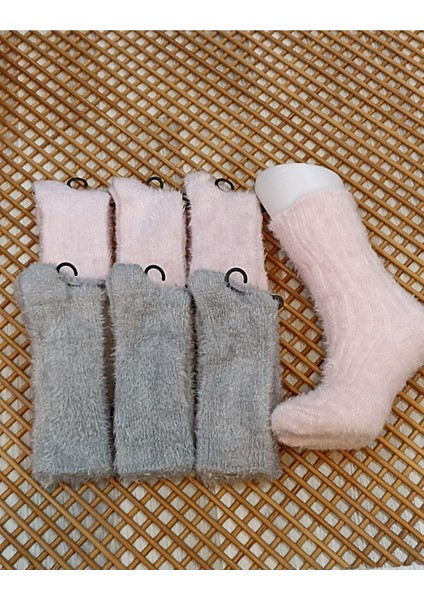 6' Lü Peluş Uyku Çorabı