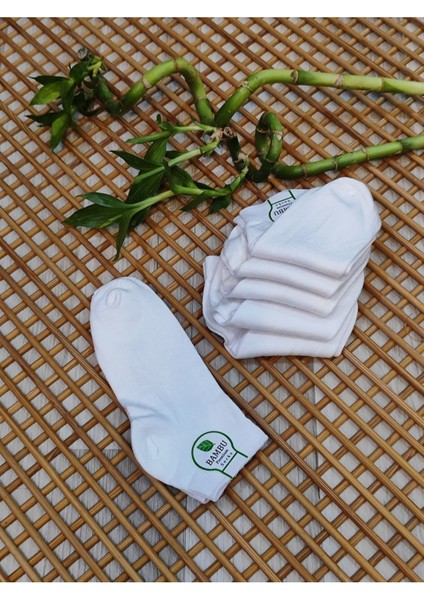 Bambu Patik Kadın 6 Çift Dikişsiz Çorap