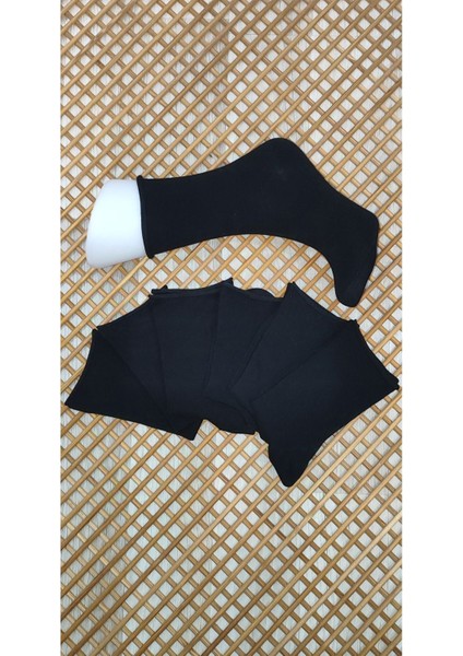 Penye Medikal Dikişsiz Kadın 6 Çift Çorap Lastiksiz