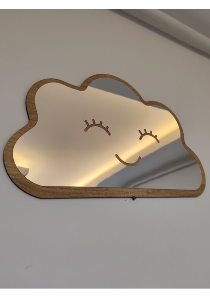 Bulut Figürlü Çocuk Odası Dekoratif Pleksi Ayna 40 x 25 cm Büyük Boy fiyatları
