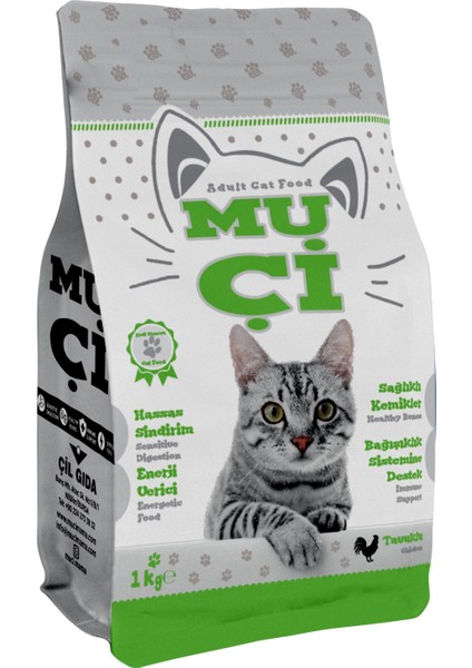 Kuru Kedi Maması Tavuk Etli 1 kg