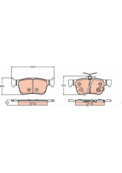 Honda Civic Arka Balata 2016-2022 43022-TBA-A02 indirimleri