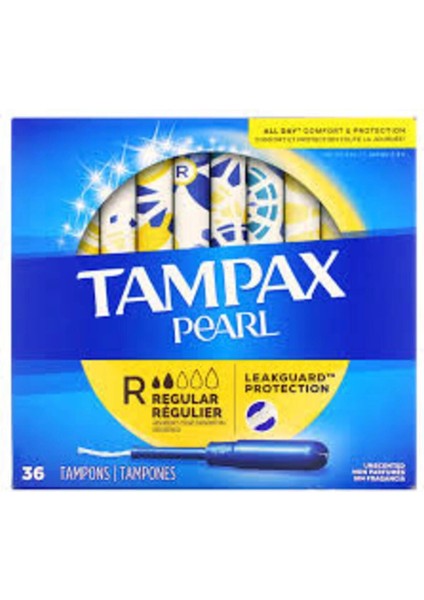 Pearl Regular Leakguard Protectıon Unscented Tampons 36 Adet