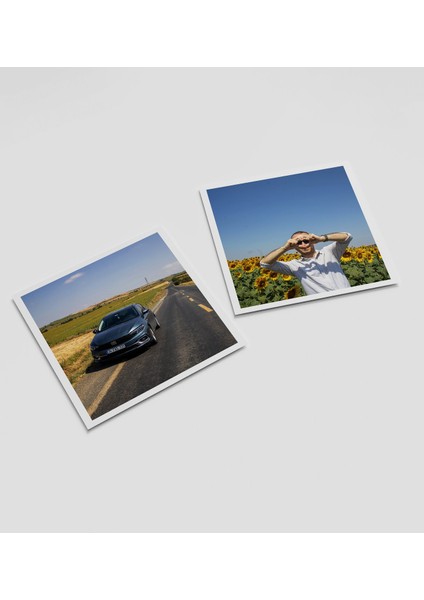12'li Mini Pola Fotoğraf Baskı – 7x7 cm Kişiye Özel Anı Kartları modelleri