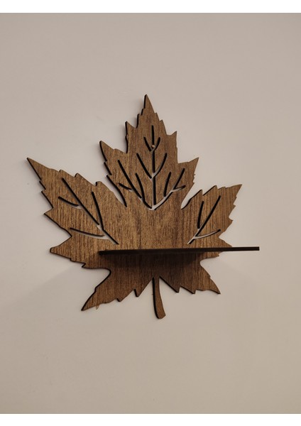 Yaprak Dekoratif Raflı Set 3'lü (3mm Mdf)