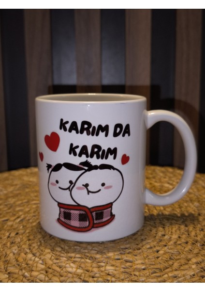 Karımda Karım Dijital Baskı Kupa Bardak Kişiye Özel Hediyelik modelleri