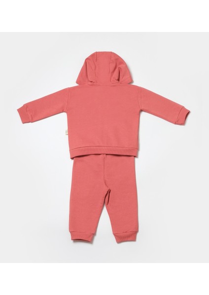 Babycosy Bebek Kapüşonlu Sweatshirt ve Pantolon Seti, %100 Organik Pamuk, Bebek ve Yenidoğan Serisi - CCSY8006 fiyatları