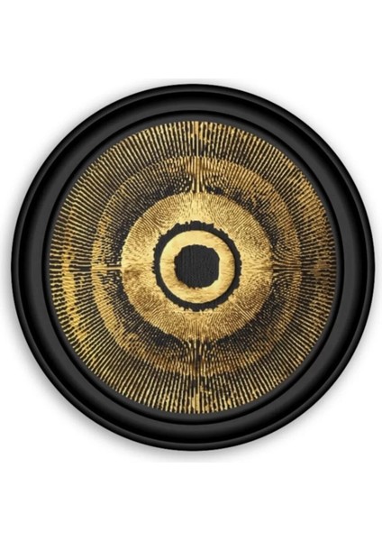 Marsilyan- Gold Desenler Yuvarlak Cam Tablo modelleri