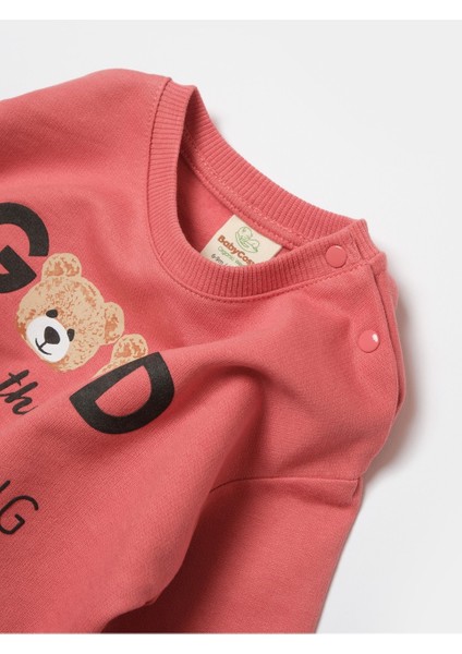 Babycosy Bebek Kapüşonlu Sweatshirt ve Pantolon Seti, %100 Organik Pamuk, Bebek ve Yenidoğan Serisi - CSY8010 fırsatları