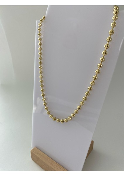 Boncuklu Gold Kolye