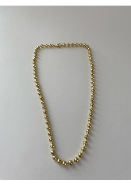 Boncuklu Gold Kolye