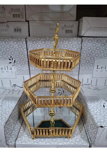 3 Katlı Gold Kurabiyelik