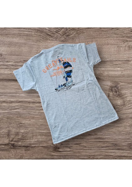 Erkek Çocuk Ön-Arka Baskılı Penye T-Shirt fiyatları