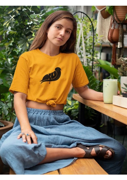 %100 Pamuklu Sarı Tişört fiyatları