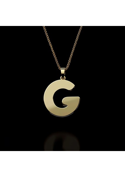 8 Ayar Altın Kolye Ucu Harf G GM2766 1 gr