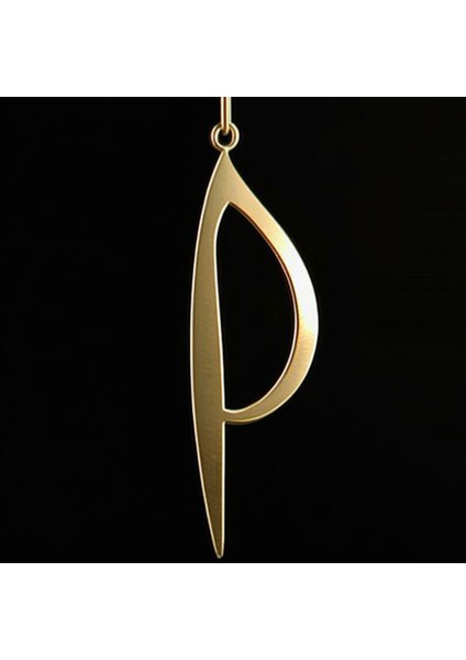 8 Ayar Altın Kolye Ucu Harf P GM2960 1 gr