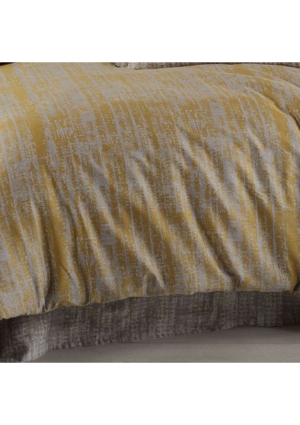 Çift Kişilik Saten Nevresim Lydia Gold - 510460-1453