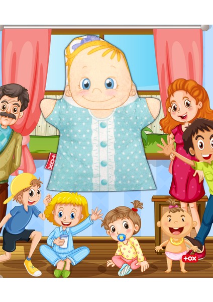 Bebek Aile Keçe El Kukla