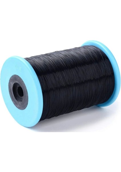 0.6 Mm Siyah Sert Misina Çanta Aksesuar Takı Yapım Misinası 400-450 Metre