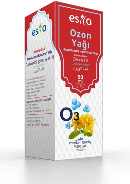 Ozonlanmış Kantaron Yağı 50 Ml.