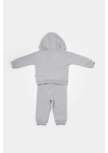 Bebek Kapüşonlu Sweatshirt ve Pantolon Seti, %100 Organik Pamuk, Bebek ve Yenidoğan Serisi - CSY8000 fiyatları