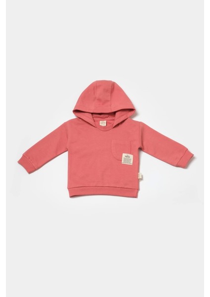 Bebek Kapüşonlu Sweatshirt ve Pantolon Seti, %100 Organik Pamuk, Bebek ve Yenidoğan Serisi - CSY8002 modelleri