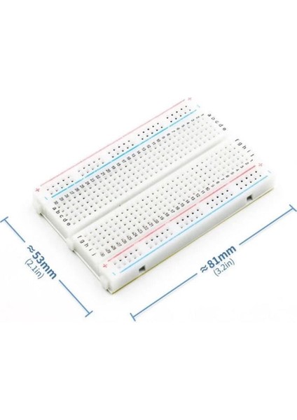 Orta Boy Breadboard 400 Pin Hücre Bread Board Protoboard Proto fırsatları