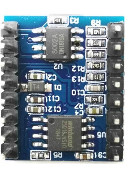 JQ6500 16MBIT Mini Ses Mp3 Wmv Player Ses Müzik Çalma Kartı Micro USB Uart Haberleşme 5 Tuşlu Kontrl