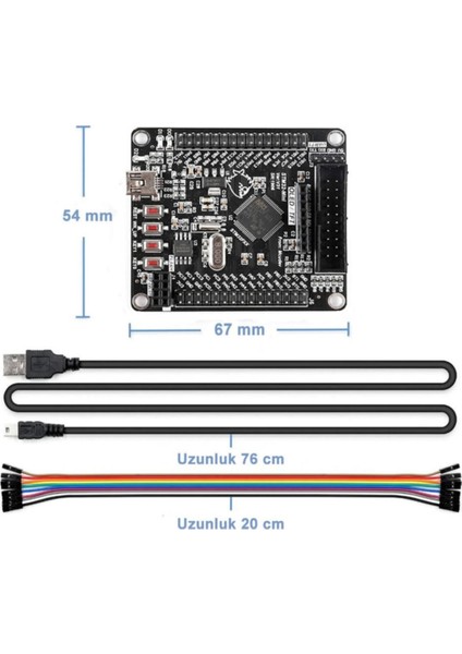STM32F103RCT6 Gelistirme Kartı Arm STM32 32 Bit Arm Cortex M3 fırsatları