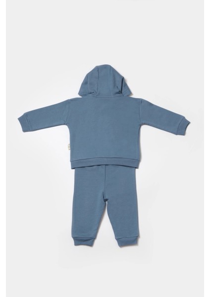 Bebek Kapüşonlu Ceket ve Pantolon Takımı, %100 Organik Pamuk, Bebek ve Yenidoğan Serisi - CSY8005 indirimleri