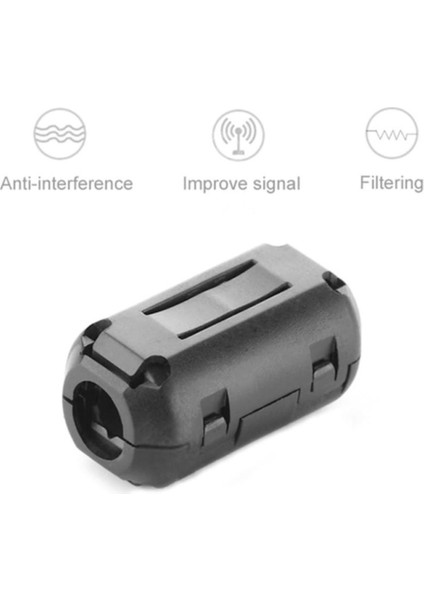 5mm Ferrit Halka Yüzük Filtre Kablo Gürültü Bastırıcı Azaltıcı fırsatları