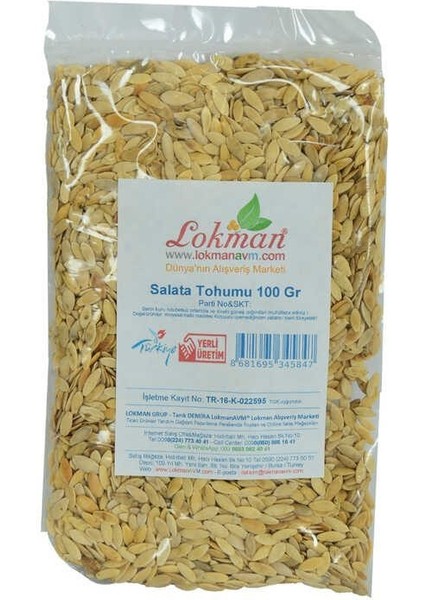 LISINYA214 Salata Tohumu Doğal 100 gr Paket - 334426-1453 fiyatları