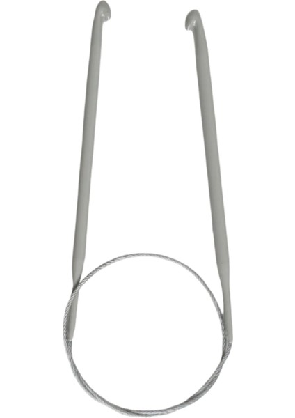 Misinalı Çelik Gagalı Tığ Şiş 7 Numara 60 cm