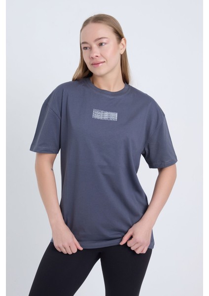 Kadın Oversize Antrasit Handsome T-Shirt fiyatları