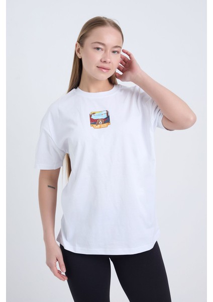 Kadın Oversize Siyah Dude T-Shirt fiyatları
