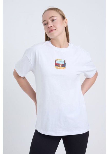 Kadın Oversize Siyah Dude T-Shirt fırsatları