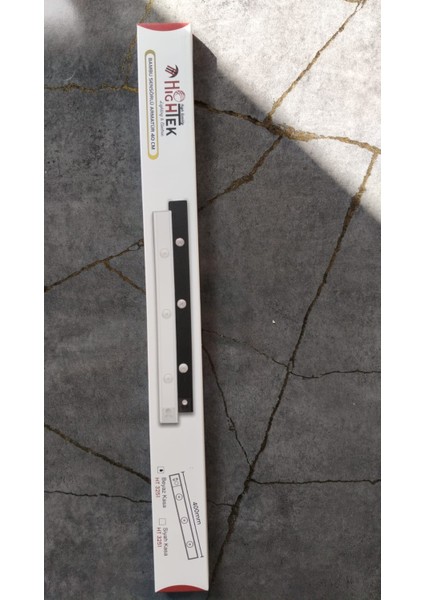 Hareket Sensörlü - Dekoratif Gece Lambası - USB Şarjlı LED Slim Armatür Aydınlatma 40 cm Beyaz Kasa