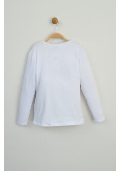 23 Nisan Kız Çocuk Uzun Kollu Düz Beyaz Badi (6-13 Yaş) modelleri