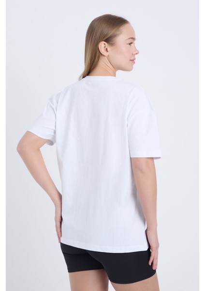 Kadın Oversize Siyah Campfire T-Shirt