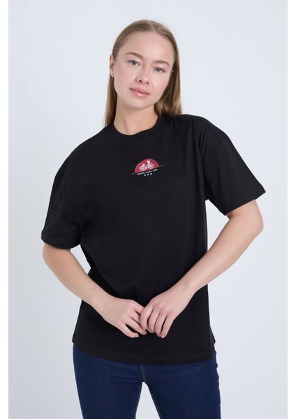 Kadın Oversize Rıdıng Sınce Baskılı Beyaz Renk T-Shirt fırsatları