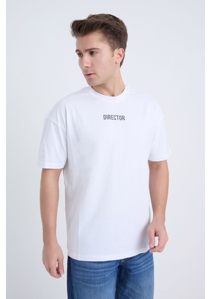 Erkek Oversize Siyah Director T-Shirt modelleri