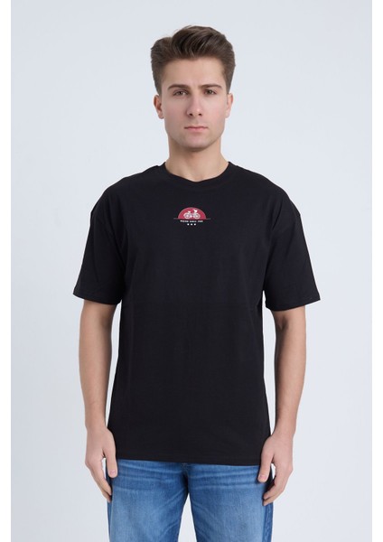 Erkek Oversize Siyah Riding Since T-Shirt fiyatları