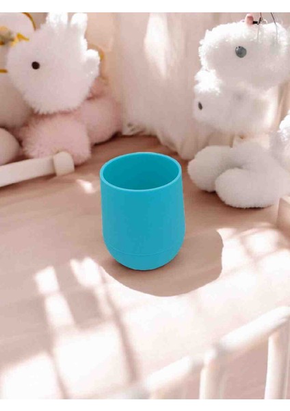 Silikon Bebek Alıştırma Bardağı Oval Bardak