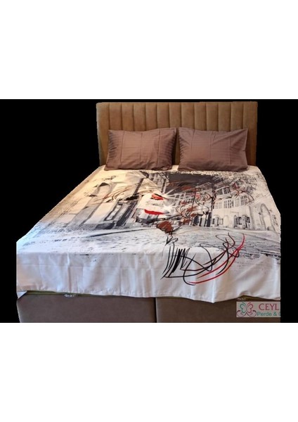 Çift Kişilik Pamuk Saten Nevresim Takımı Kardelen fiyatları