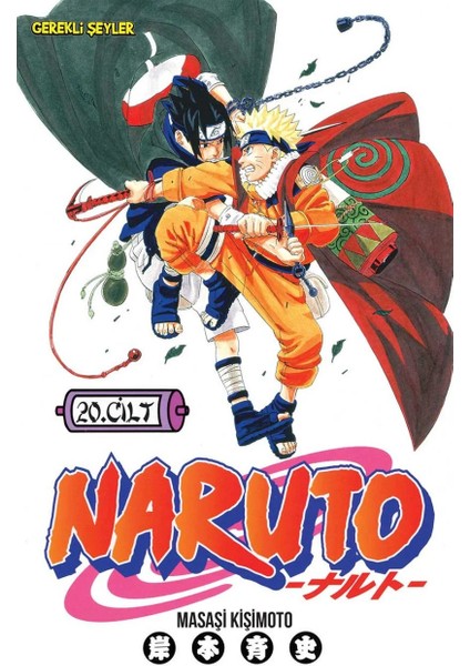 Naruto 17-18-19-20 .ciltler (4 Kitap) | Anime Kartpostallar