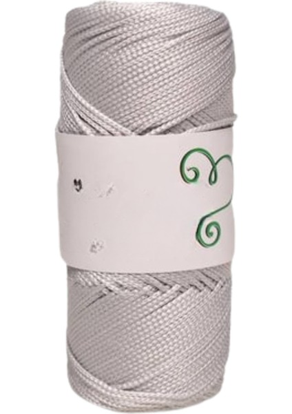 Makrome Ipi 3mm Polyester Gri